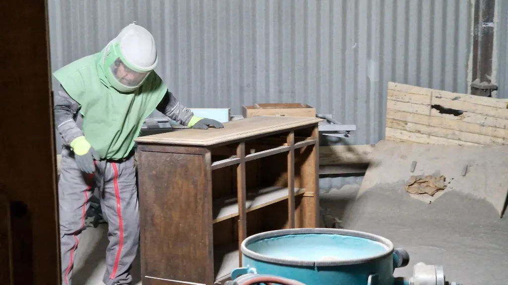 Mise en pratique de l’aérogommage à l’atelier